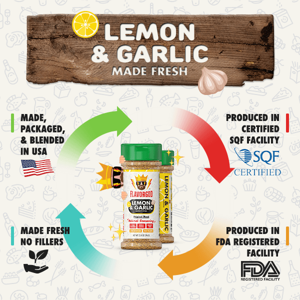 Flavor God Lemon & Garlic Seasoning - Angler's Pro Tackle & Outdoors