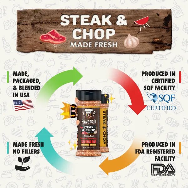 Flavor God Steak & Chop Rub - Angler's Pro Tackle & Outdoors