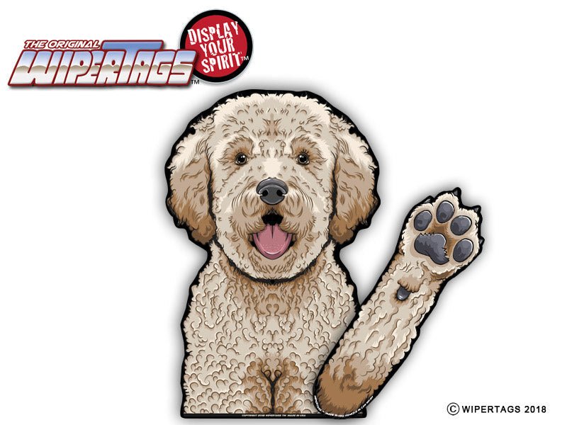Fletcher Doodle Dog Waving WiperTags - Angler's Pro Tackle & Outdoors