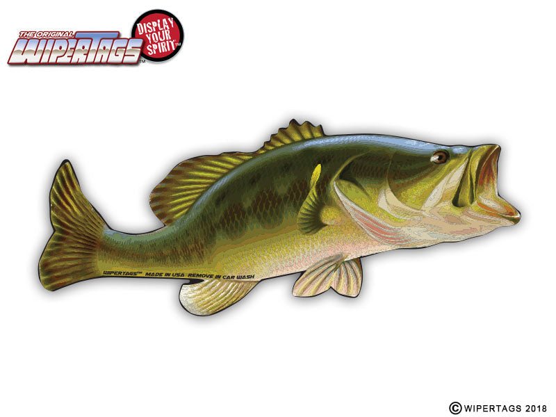 Flopping Largemouth Bass WiperTag - Angler's Pro Tackle & Outdoors
