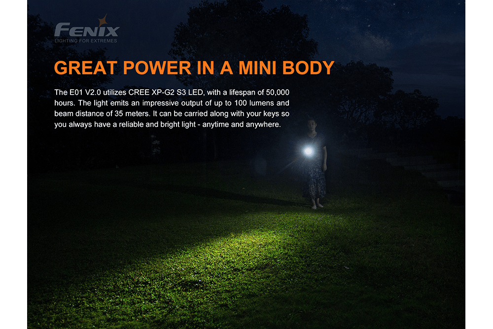Fenix E01 V2.0 AAA LED Flashlight