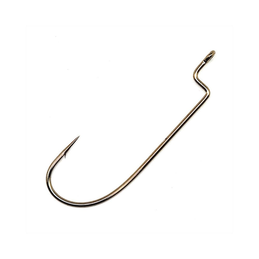Gamakatsu Offset Shank Worm Hook O'Shaughnessy Nickle - Angler's Pro Tackle & Outdoors