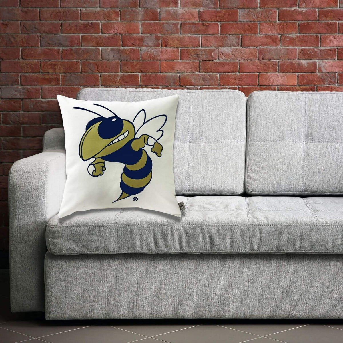 Campus Hammocks Georgia Tech Yellow Jackets Buzz Pillow Cover