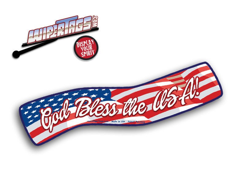 God Bless the USA WiperTag - Angler's Pro Tackle & Outdoors