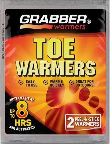 TRAPSKI Grabber Toe Warmers - Long Lasting Safe Natural Odorless Air Activated Warmers - Up to 8 Hours of Heat - 40 Pair Box