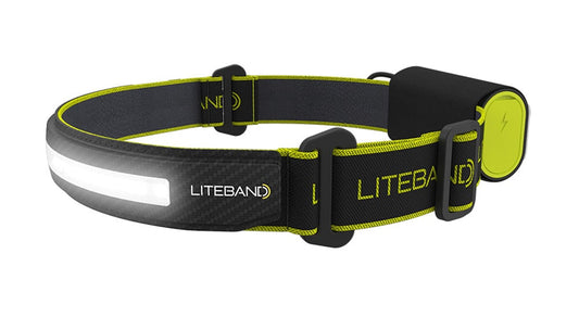 Liteband PRO 1000 Lumen LED Wide Beam Rechargeable Headlamp