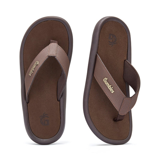 Gumbies Noosa Flip-Flops - Men's - Brown