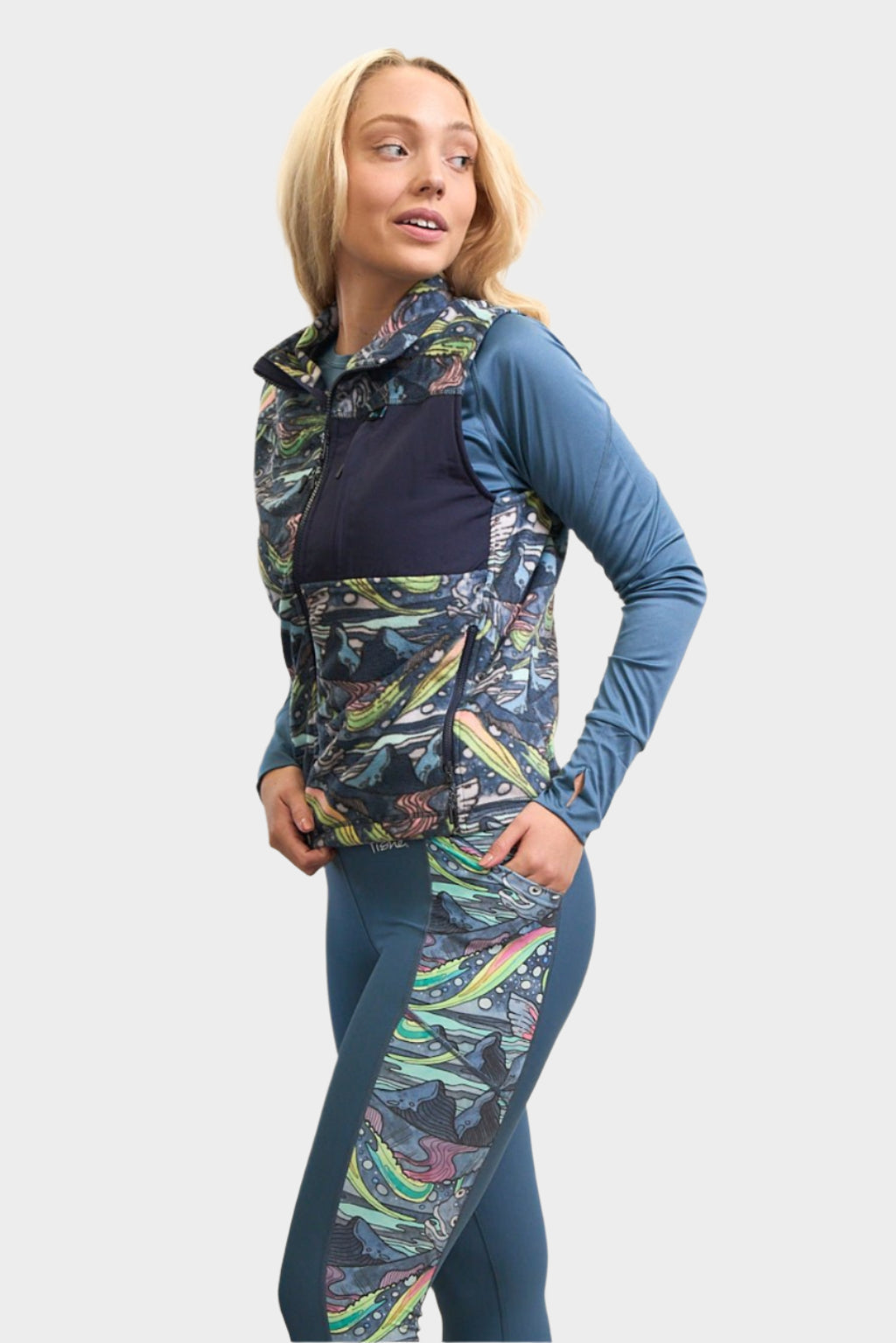 FisheWear HaliBorealis Fleece Vest