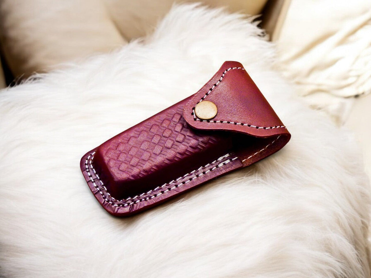 Handmade Damascus Pocket Knife – Exotic Wood & Bone - Angler's Pro Tackle & Outdoors