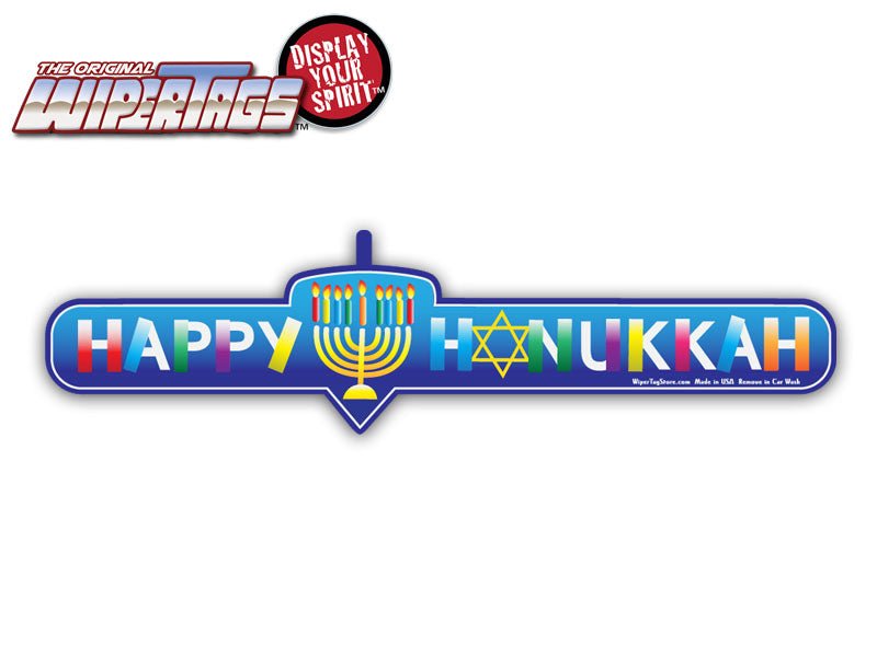 Happy Hanukkah WiperTags - Angler's Pro Tackle & Outdoors