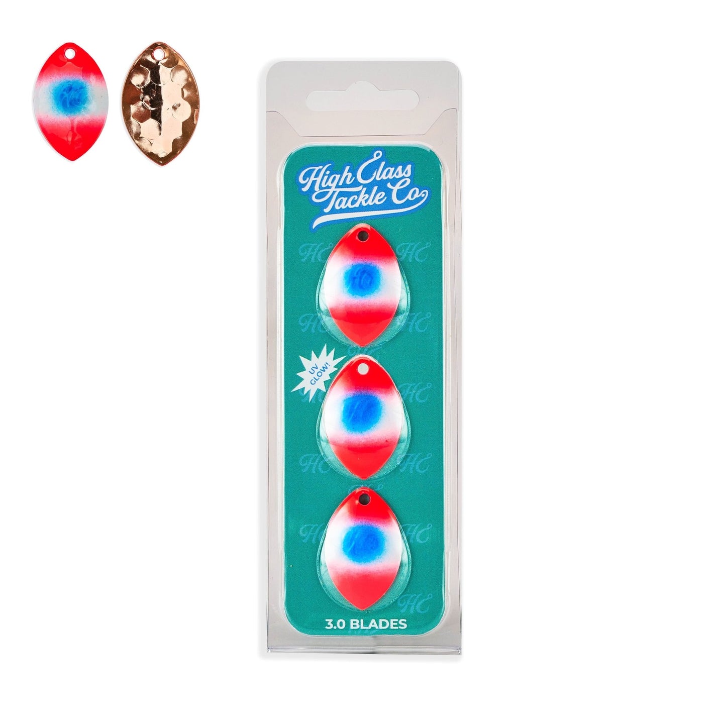 High Class Tackle Co. 'Capt. Gatchet' High Class 3.0 Blades (3 - Pack) - Angler's Pro Tackle & Outdoors