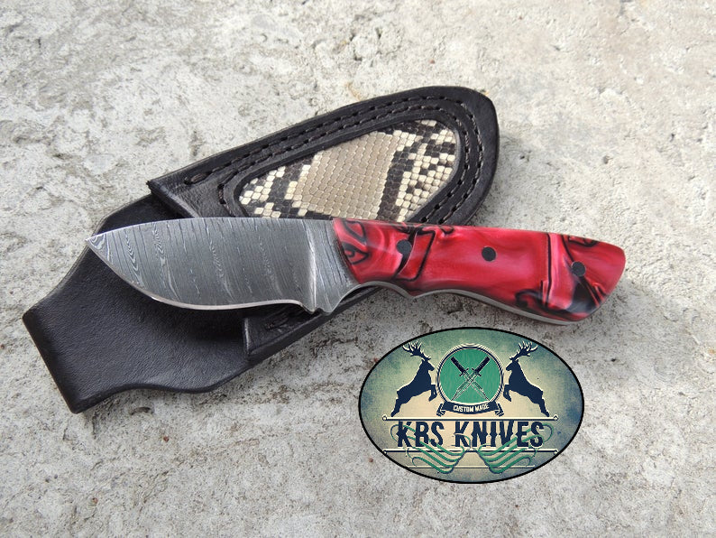 KBS Knives Epoxy Resin Handle EDC Skinning Knife