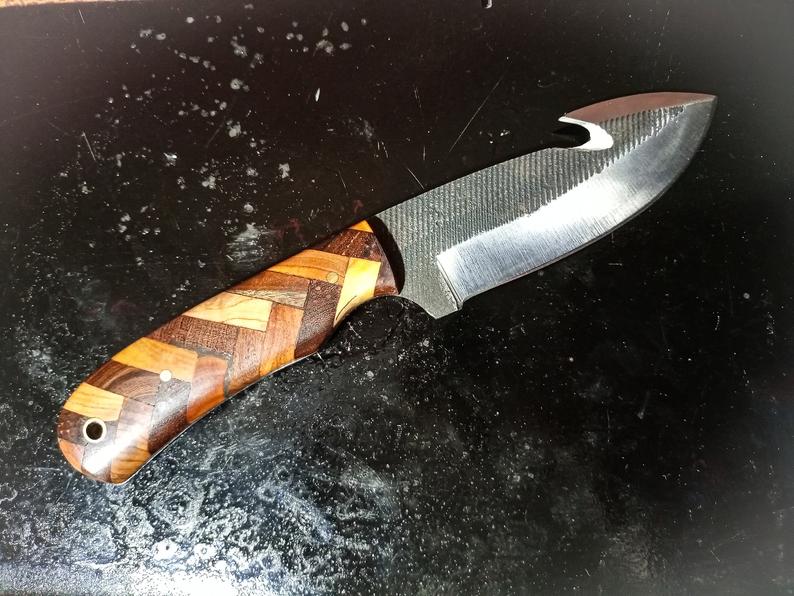 KBS Knives File Tool Steel Guthook Knife