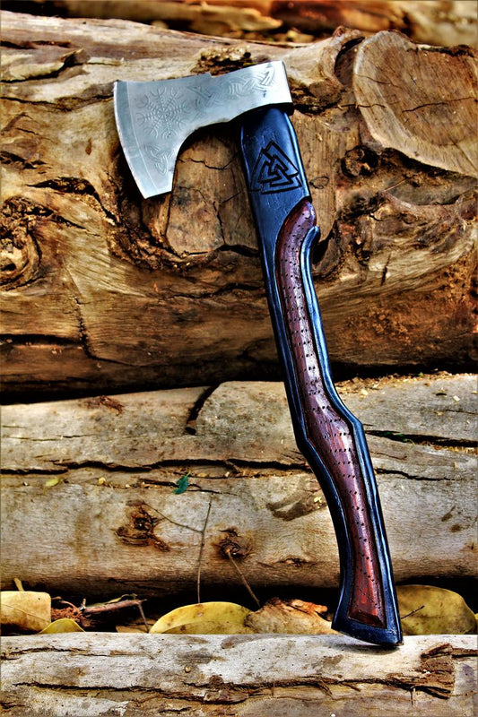 KBS Knives Engraved Axe