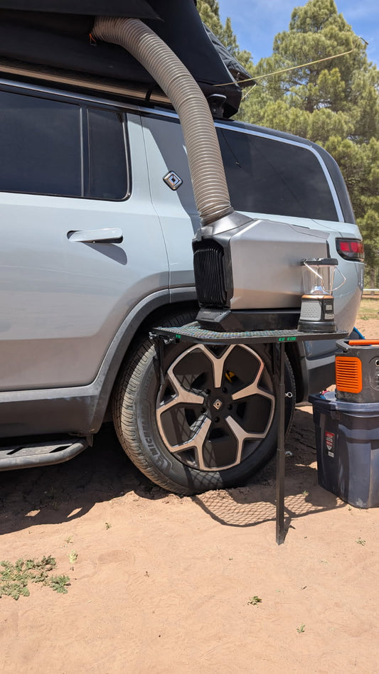 Tailgaters Tire Table SMALL - Aluminum Camping Table