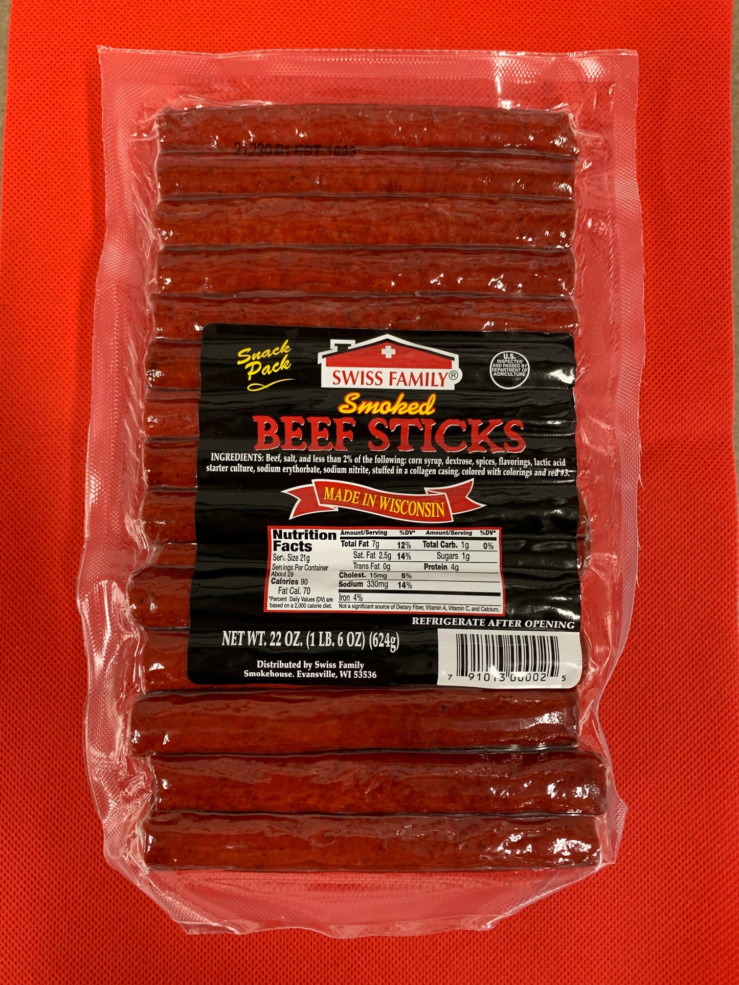 Mousehouse Cheesehaus Swiss Family Beef Sticks - 22oz