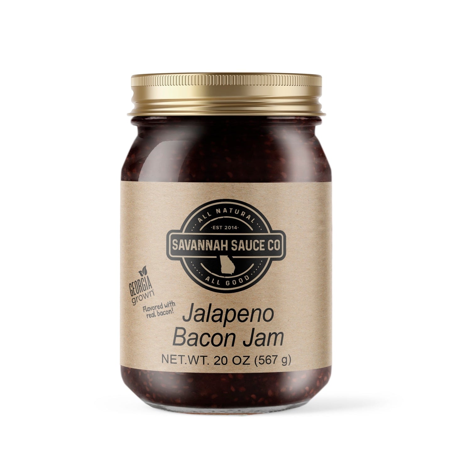 Savannah Sauce Jalapeño Bacon Jam 12 CT CASE