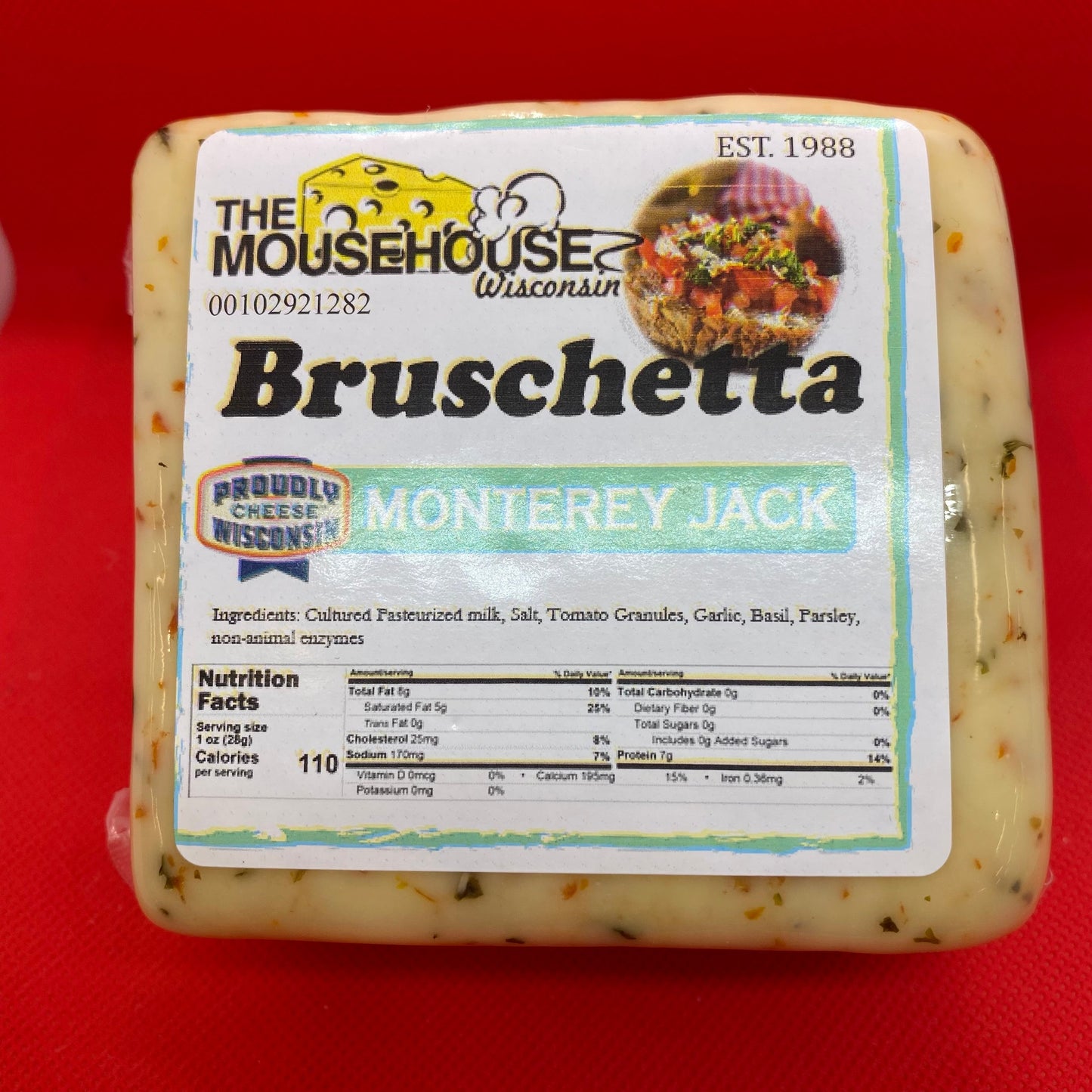 Mousehouse Cheesehaus Bruschetta Monterey Jack