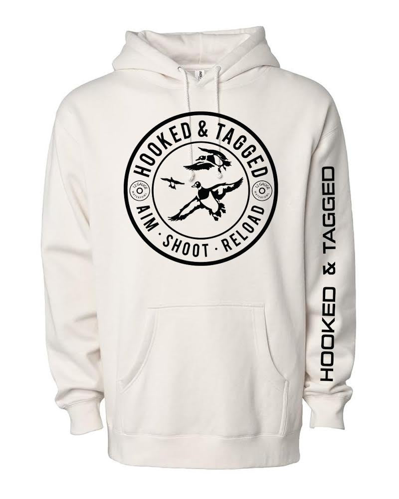 Hooked & Tagged - Aim. Shoot. Reload. Hoodie