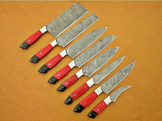 KBS Knives Damascus Steel Kitchen Set