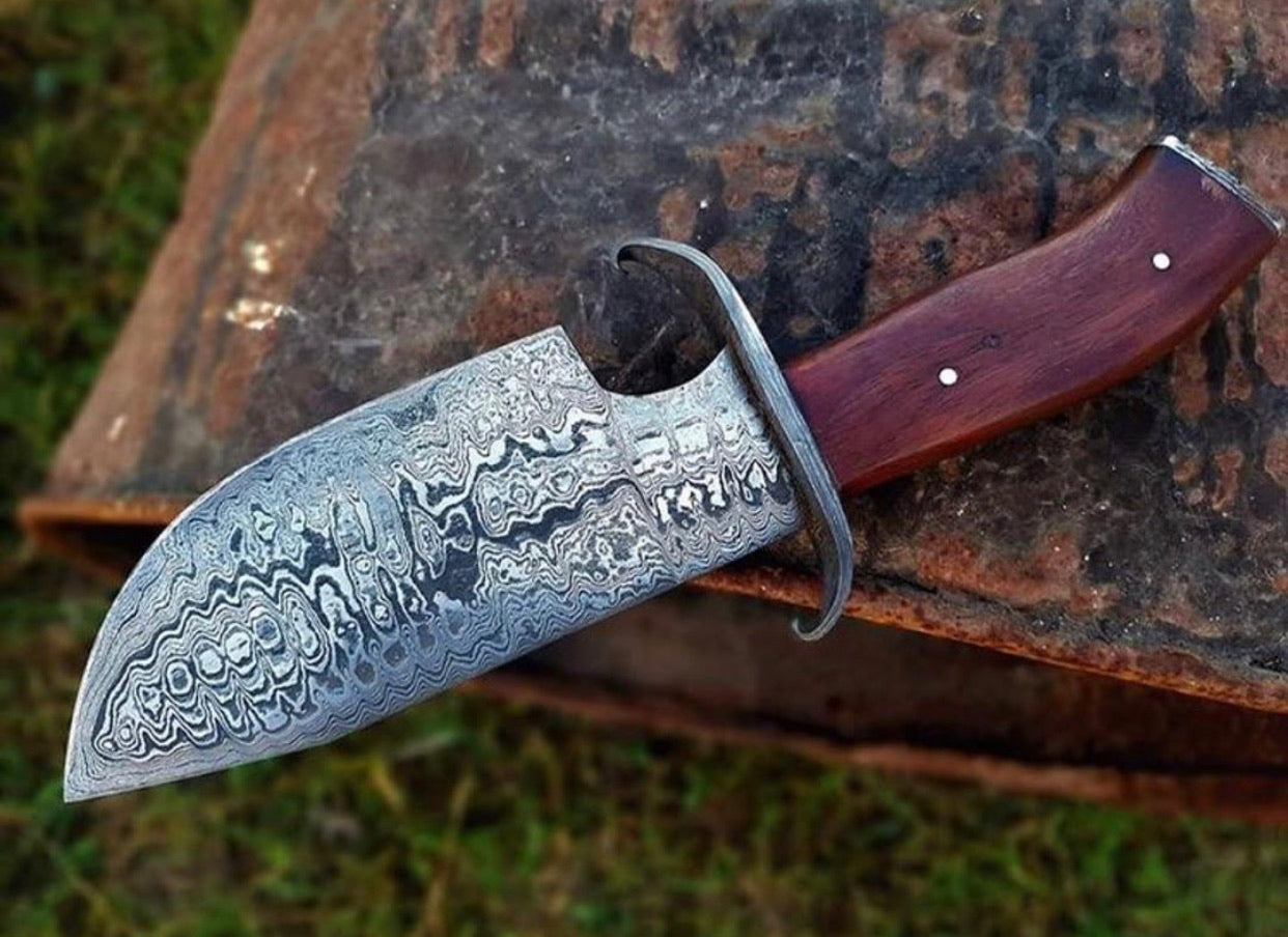 KBS Knives Custom Handmade Damascus Hunting Knife