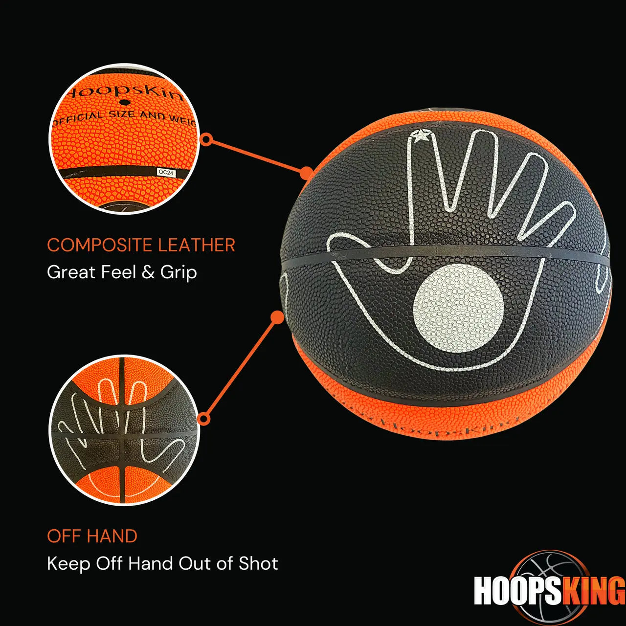 HoopsKing Hands On Shooter Indoor Basketball