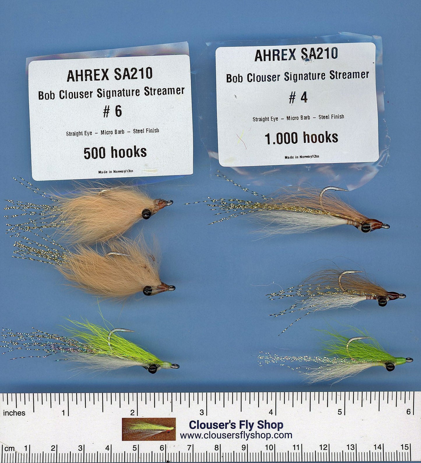 Clouser's Bonefish Assortment- Clouser's JP Crosscut Minnow & Clouser Deep Minnow Assortment