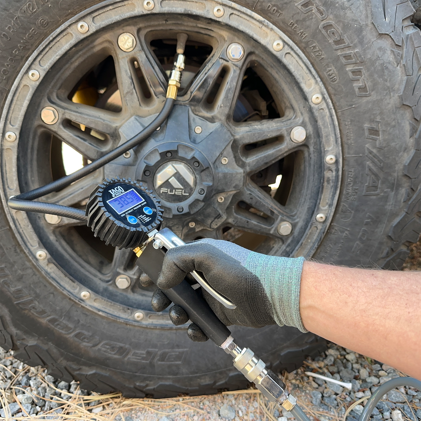 Jaco FlowPro® 2.0 Digital Tire Inflator with Pressure Gauge - 200 PSI