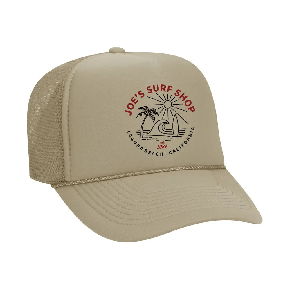 Joe's Surf Shop Beach Life Foam Trucker Hat - Angler's Pro Tackle & Outdoors