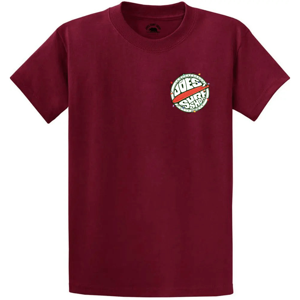 Joe's Surf Shop Christmas Fins Up Heavyweight Cotton Tee - Angler's Pro Tackle & Outdoors