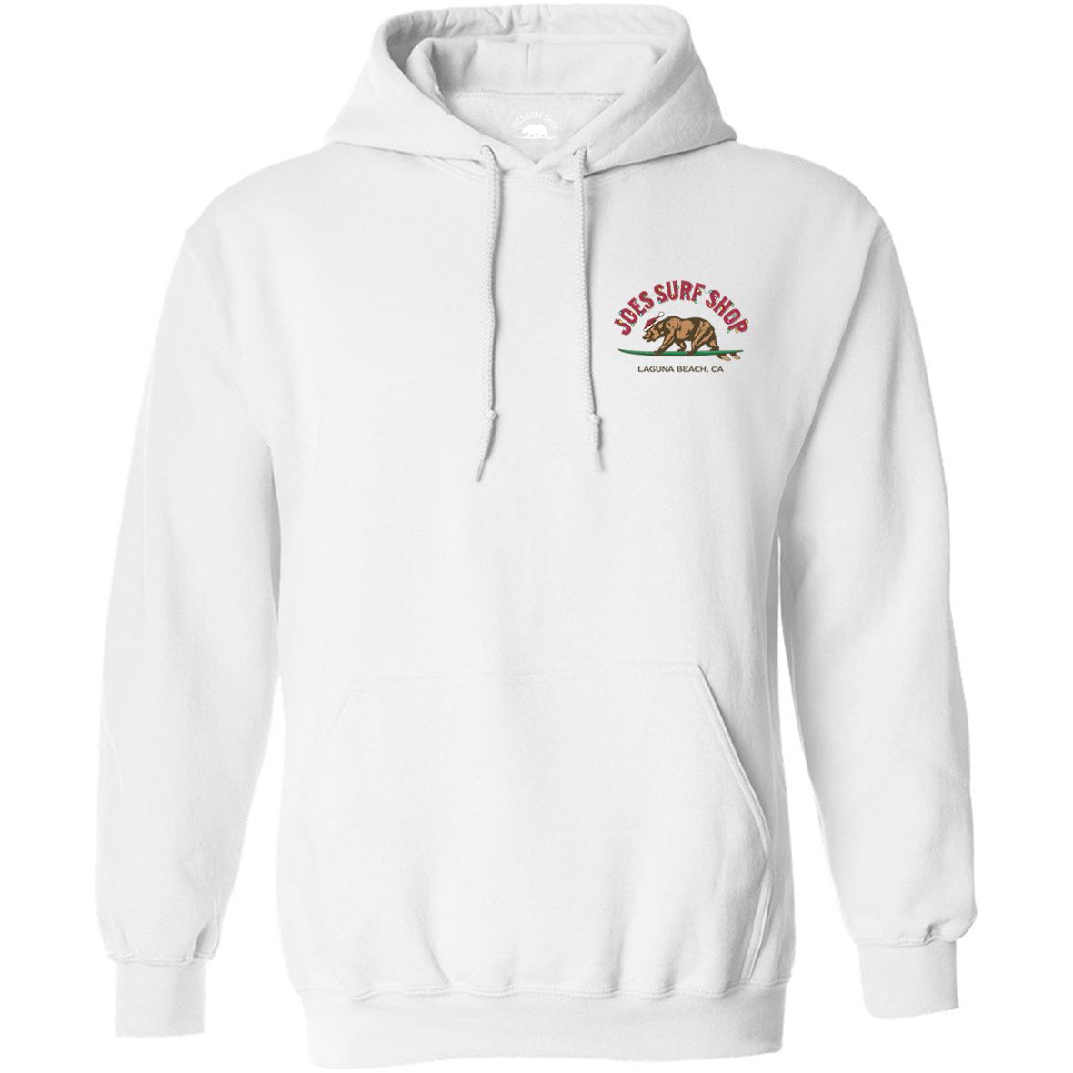 Joe's Surf Shop Christmas Surfing Bear Pullover Surf Hoodie - Angler's Pro Tackle & Outdoors