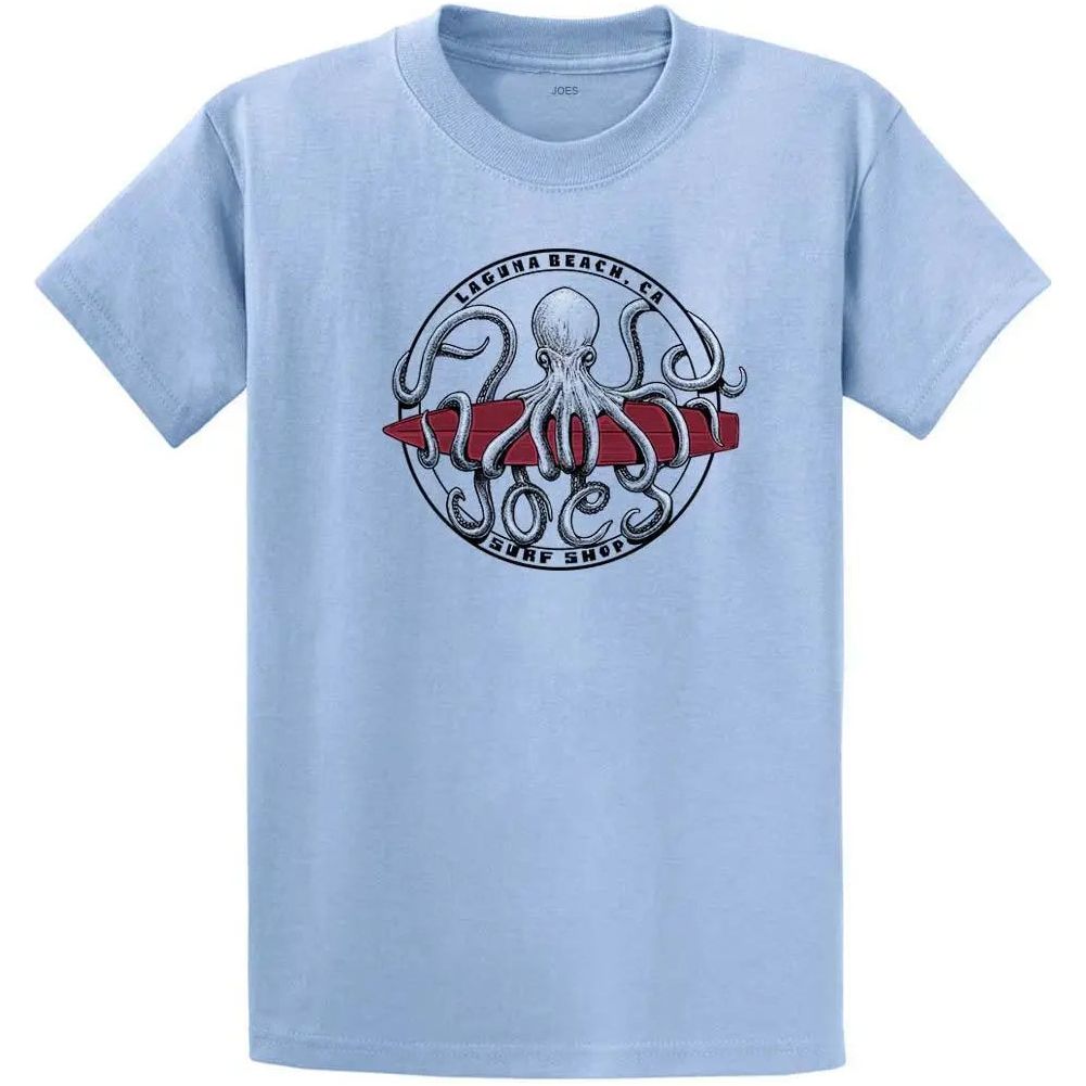 Joe's Surf Shop Men's Octopus Meets Surfboard Heavyweight Tee - Angler's Pro Tackle & Outdoors
