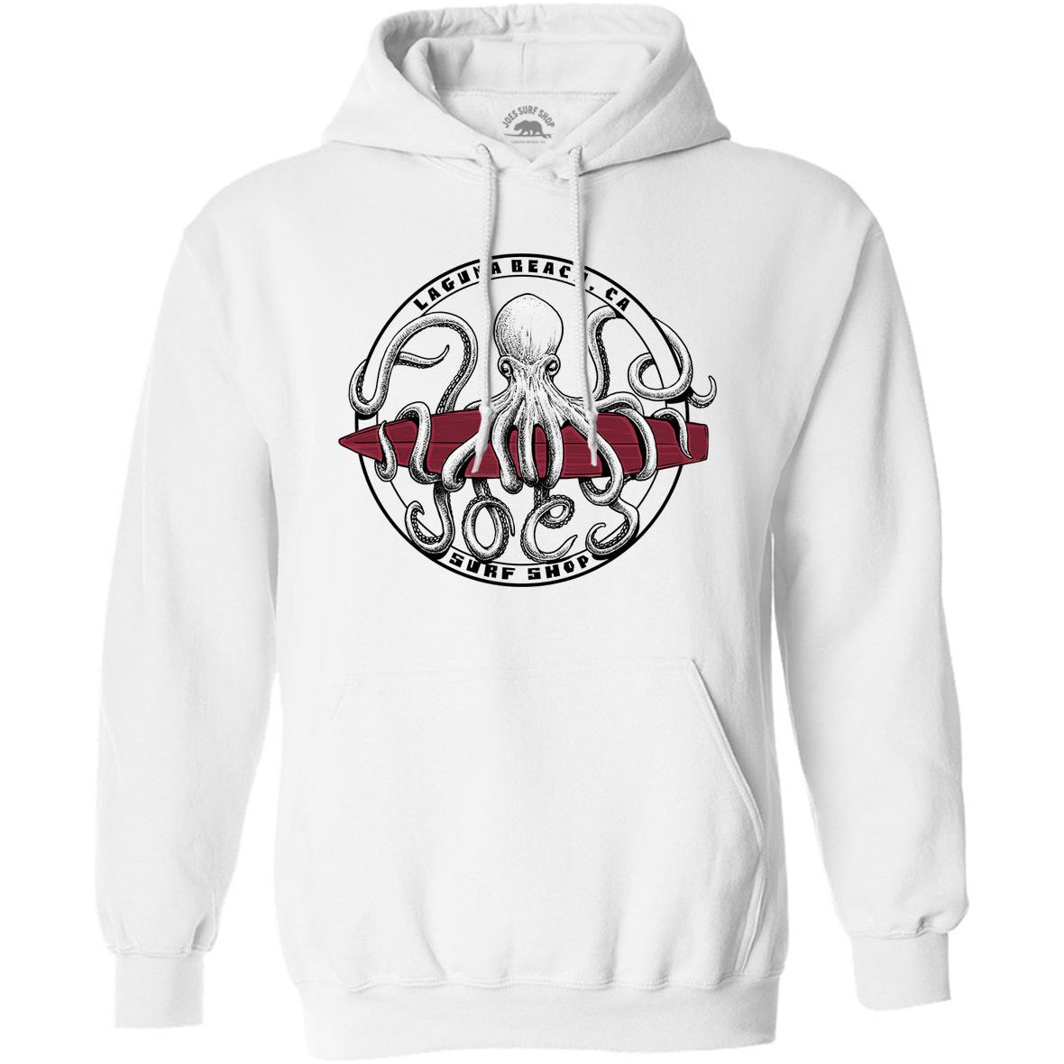 Joe's Surf Shop Octopus Meets Surfboard Hoodie - Angler's Pro Tackle & Outdoors