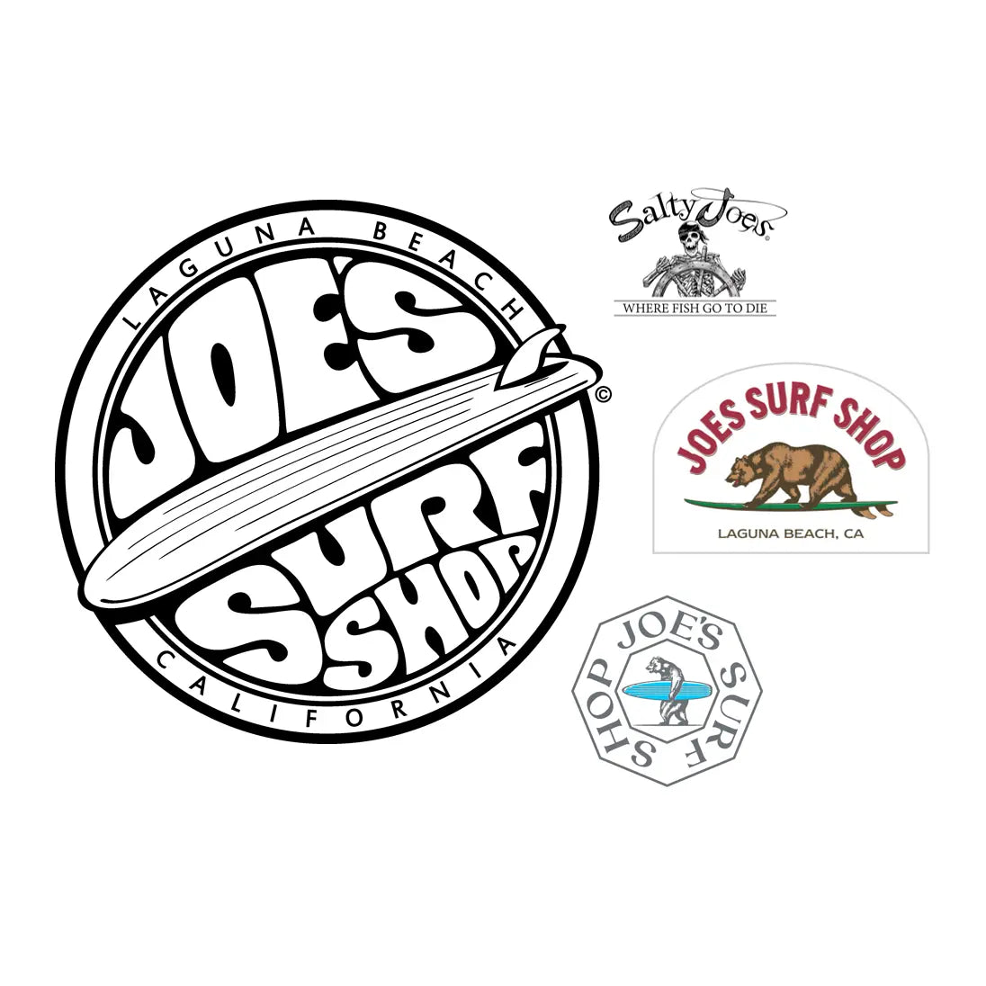 Joe's Surf Shop Sticker Pack - Angler's Pro Tackle & Outdoors