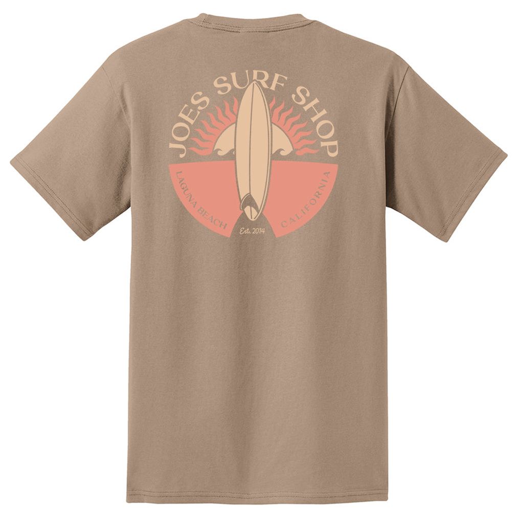 Joe's Surf Shop Sunset Scene Heavyweight Pocket Tee - Angler's Pro Tackle & Outdoors