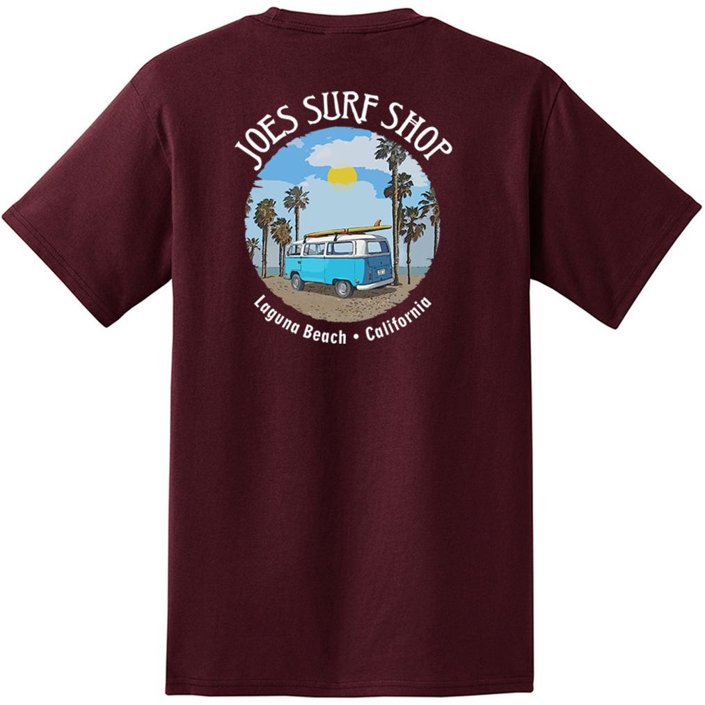 Joe's Surf Shop Surf Bus Heavyweight Pocket Tee - Angler's Pro Tackle & Outdoors