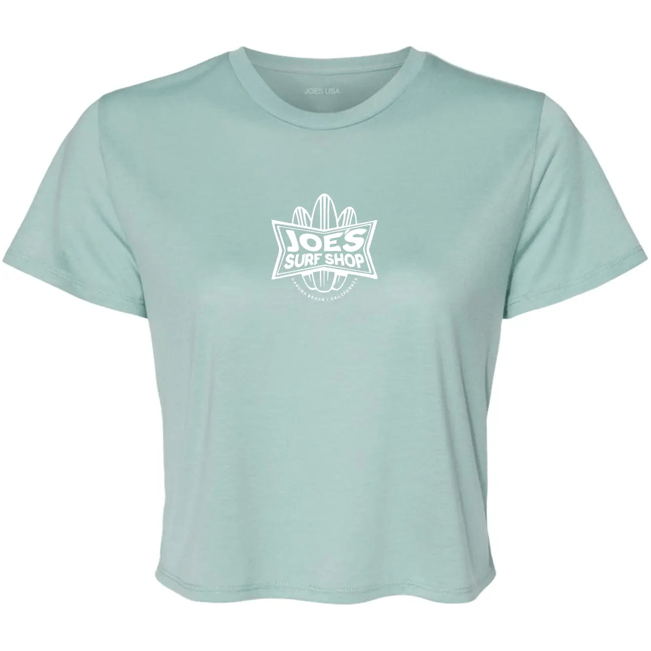 Joe's Surf Shop Surfboards Flowy Crop Tee - Angler's Pro Tackle & Outdoors