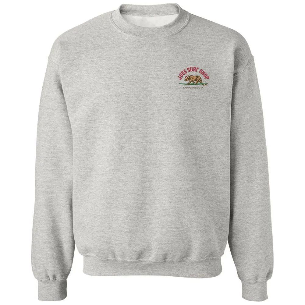 Joe's Surf Shop Surfing Bear Christmas Crewneck - Angler's Pro Tackle & Outdoors