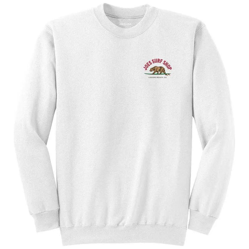 Joe's Surf Shop Surfing Bear Crewneck - Angler's Pro Tackle & Outdoors