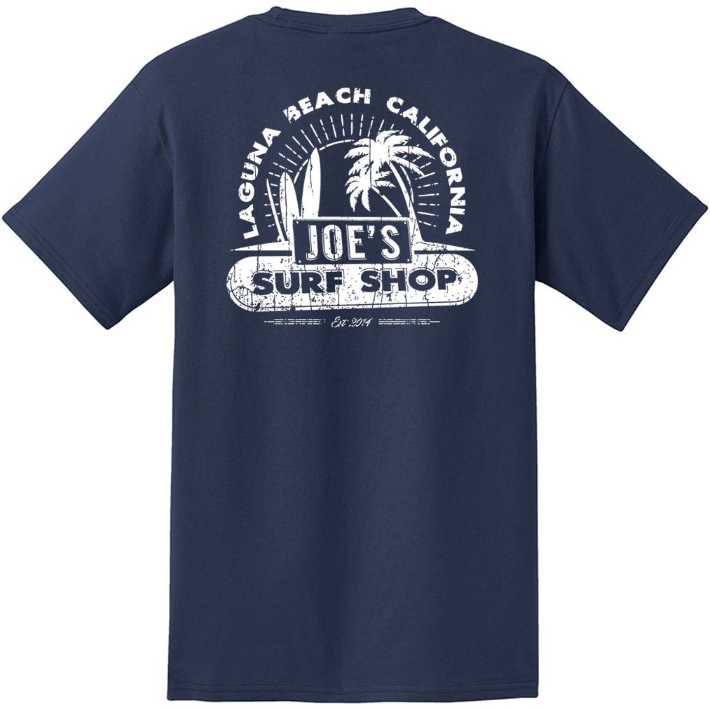 Joe's Surf Shop Vintage Beach Heavyweight Pocket Tee - Angler's Pro Tackle & Outdoors