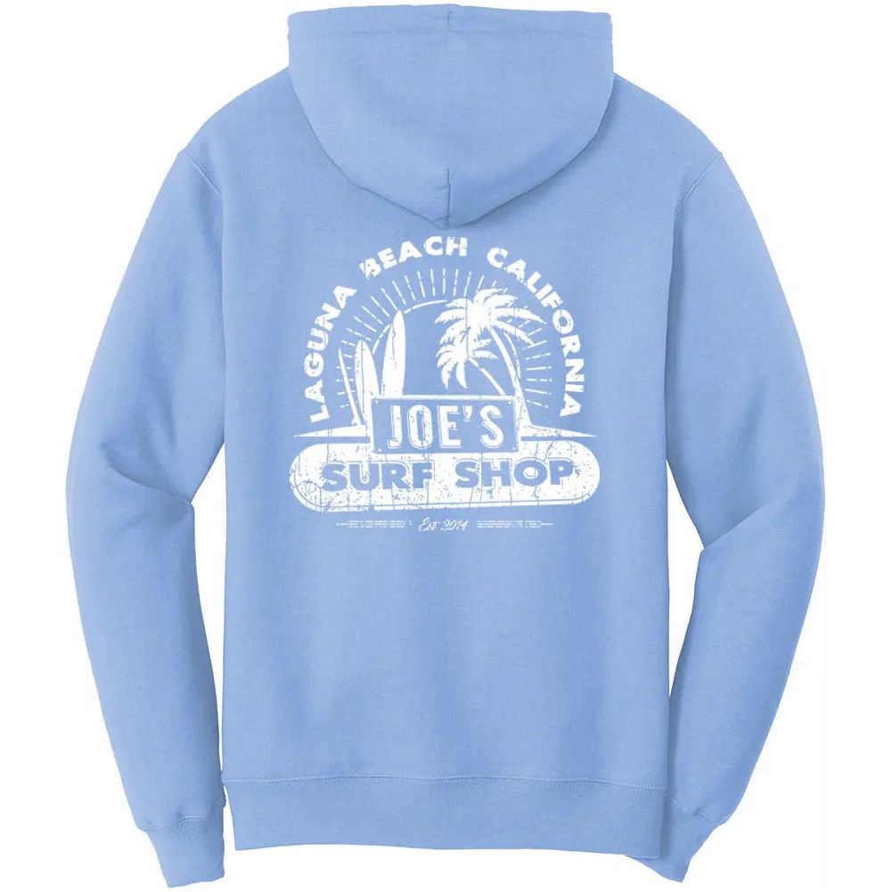 Vintage surf white hoodie
