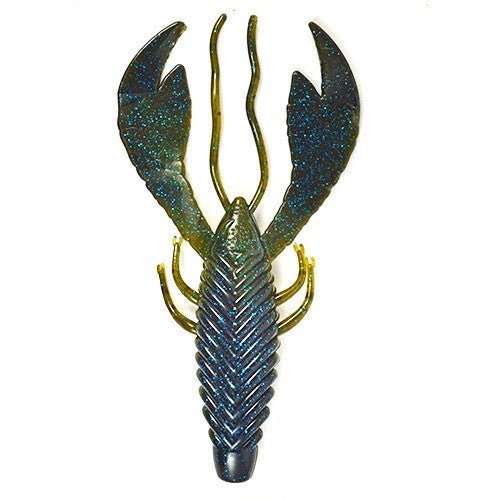 Just Lures Fishing Claw Bug 4" - Green Pumpkin / Black & Blue Flake - Angler's Pro Tackle & Outdoors