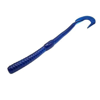Just Lures Fishing Curl Tail 6" - Blue Silver Flake - Angler's Pro Tackle & Outdoors