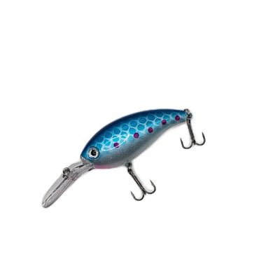 Just Lures Fishing Mid - Depth Crankbait 6' to 12' - Blue Red Spots - Angler's Pro Tackle & Outdoors