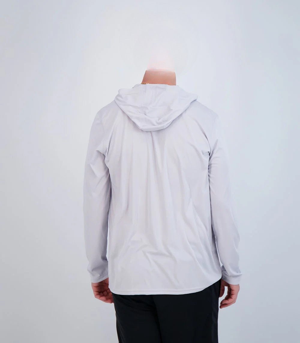 Just Lures Fishing Teaser Hoodie - Light Grey - Angler's Pro Tackle & Outdoors