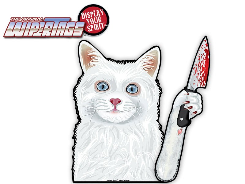 Killer Kitty with a Knife WiperTags - Angler's Pro Tackle & Outdoors