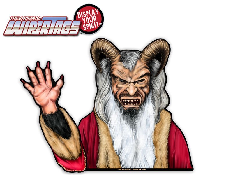 Krampus Claus Waving WiperTag with Decal - Angler's Pro Tackle & Outdoors