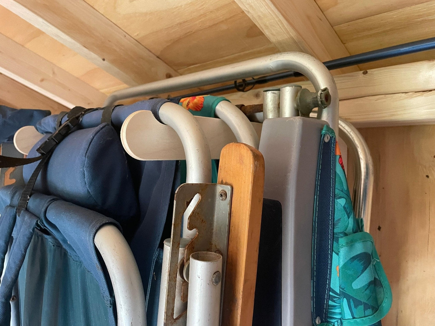 HangThis Up - Lawn Chair Organizer, Yard Shed, Shed organization, storage, Shed Accessories