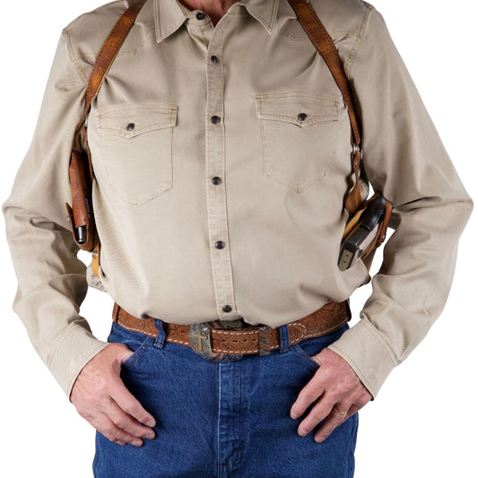 Leather Shoulder Holster by DS Conceal - Angler's Pro Tackle & Outdoors