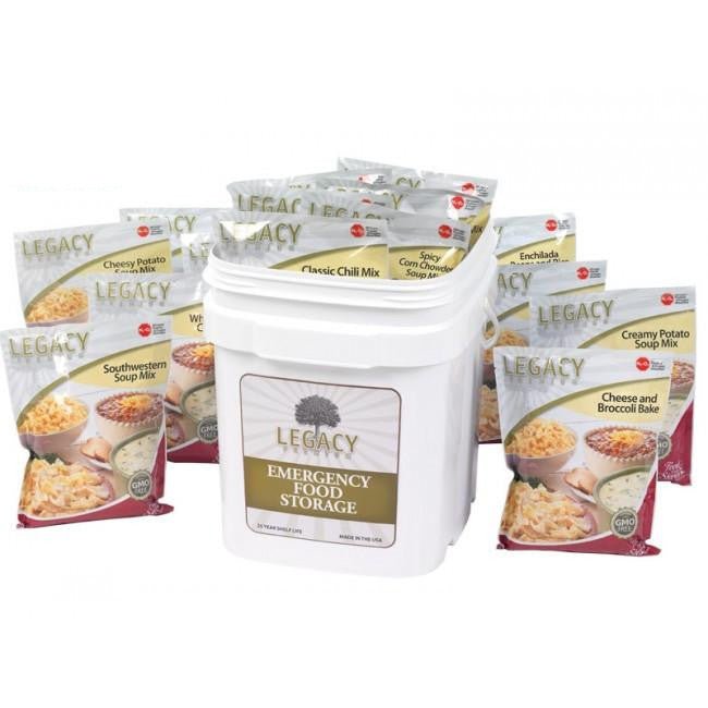 Legacy Food Storage 60 Serving Gluten Free Entree Bucket - 16 lbs - Angler's Pro Tackle & Outdoors